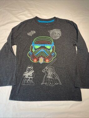 Boys' Long-Sleeve Star Wars Graphic Tee - Charcoal Heather
